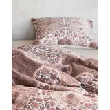 Essenza Bettwäsche Giulia Taubengrau 135 x 200 cm + 80 x 80 cm, Baumwollsatin, 2 teilig grau