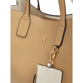 Tommy Hilfiger Icon Satchel Shopper Kunstleder Classic Khaki