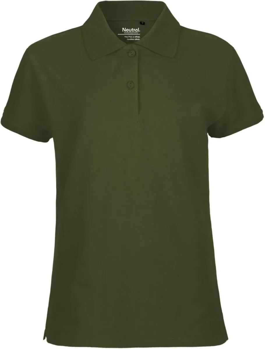 Neutral Damen Bio Piqué Polo O22980 military S
