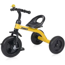 Lorelli Dreirad First, ergonomischer Sitz, EVA-Räder, Sitzposition verstellbar gelb
