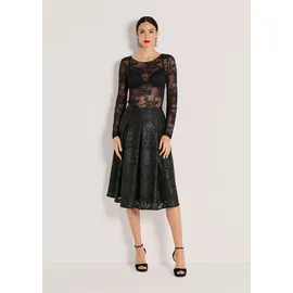 Madeleine Maxirock Damen Spitze Schwarz 34