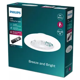 Philips Amigo 49 cm Deckenventilator Weiß