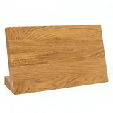 Holzfee Magnet Messerblock Massiv Eichenholz Großer Magnetblock für max. 7 Messer