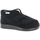 VAROMED Genua Gesundheitsschuhe Damen & Herren Schwarz I Gr. 47 I Orthopädische Schuhe für geschwollene Füße, extrabreit in Weite L I Wechselfußbett I Made in Germany - 47 EU
