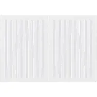 Plus Doppeltor 200 x 140 cm Weiß