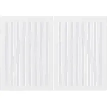 Plus Doppeltor 200 x 140 cm Weiß
