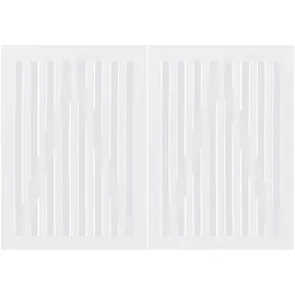 Plus Doppeltor 200 x 140 cm Weiß