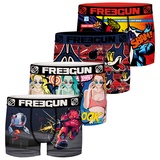 Freegun Comic Herren Boxershorts 4er Pack in S Motivmix 5