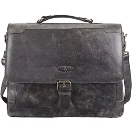 fixbag FB1047194 - Fahrrad-Businesstasche mit Klickfix Adapterplatte fürs Fahrrad, Laptoptasche für 15" Notebook, Echt Leder Tasche