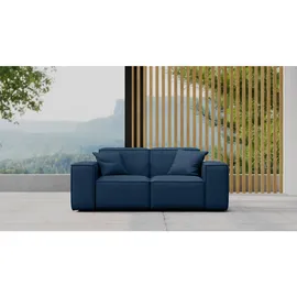kaiser möbel Malibu Loungesofa 2-Sitzer blau