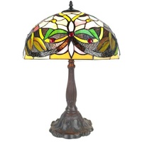 5LL-6126 Tiffany-Lampe-Leuchte Tischlampe Tischleuchte Clayre & Eef/Lumilamp