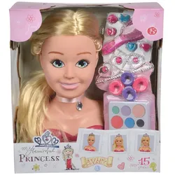 Simba Frisierkopf, Mehrfarbig, Kunststoff, 28x31.5x14 cm, female, Spielzeug, Kinderspielzeug, Puppen & Puppenzubehör, Puppen