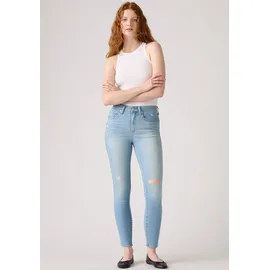 Levi's Damen Jeanshose 721 mit Stretch-Anteil, Skinny Fit, Blau (Simplest Solution), W27/L28