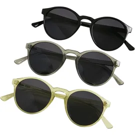 URBAN CLASSICS Sunglasses Cypress 3-Pack - Grau,
