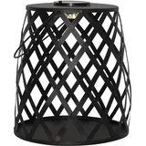 Star Trading LED Solarlaterne Calabria 26 x 28 cm schwarz