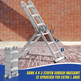 UISEBRT Gelenkleiter 6 Stufen