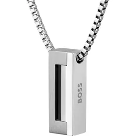 Boss Halskette mit Anhänger 1580749 Silber Edelstahl