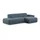 TRENDMANUFAKTUR Ecksofa TRENDMANUFAKTUR "Braga, mit hochwertigem Kaltschaum, L-Form, in Cord erhältlich", blau (blau horizon), B:275cm H:72cm T:160cm, 100% Polyester, Sofas, Ecksofa, modernes Sofa, Couch mit hohem Sitzkomfort, 275/72/160 cm (B/H/T)