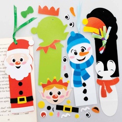 Weihnachts-Lesezeichen Set (pro Set 6) Bastelbedarf zu Weihnachten