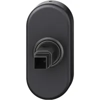 FSB FSB, Fenstergriff, Adapter-Rosette oval, Aluminium schwarz matt