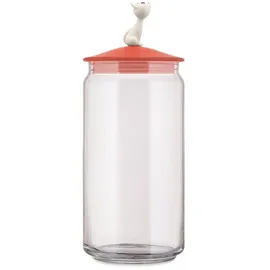 Alessi MiòJar Behälter für Katzenfutter, rotorange