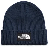 THE NORTH FACE Logo Box Cuffed Unisex Beanie-Mütze, Summit Navy, One Size