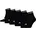 Kurzsocken 5er Pack Schwarz 43-46