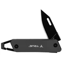 True Utility Taschenmesser Key Chain Knife Mini Tool Messer Schlüsselanhänger Farbe: Grau