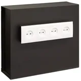 ARREGUI Socket Steckdosensafe | Versteckter Tresor | Unauffälliges Geheimfach für Geld und Wertsachen | Geldversteck in der Wand | Sicheres Geheimversteck für Zuhause | 35x40x13 cm | 15 L