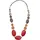 COLLEZIONE ALESSANDRO Lange Kette "Leona", Damen, Gr. onesize, Holz, bunt (multi), COLLEZIONE ALESSANDRO, Basic, Halsketten, aus flachen Holzperlen