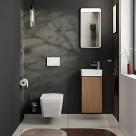 Hansgrohe Waschtischunterschrank 1 Tür 34 x 62 x 24 cm Eiche Kaschmir