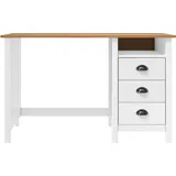 vidaXL Schreibtisch Hill mit 3 Schubladen 120x50x74 cm Kiefernholz