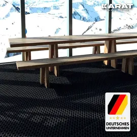 karat homeliving Octagon 100 x 250 cm Schwarz