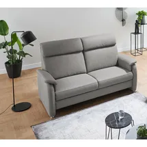 Home Affaire 2-Sitzer Turin auch mit Easy care-Bezug: leicht mit Wasser zu reinigen, mit hochwertigem Federkern, hoher Rücken bietet besonderen Komfort grau