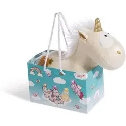 NICI 44756 LED-Geschenktasche mit Plüschtier Einhorn Shooting Star