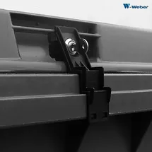 CTS Müllcontainerverschluss 1100 l Schwarz