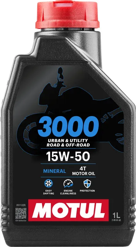 MOTUL 3000 4T Motorenöl - 15W50 1l