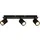 Briloner Deckenlampe 3-flammig schwenkbar 45x8x9 cm Schwarz