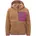 Aurlandsfjord Fleecejacke Almond/Bright Berry/Madeira Blue 152