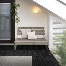 ML-Design Gartenbank 116 x 80 x 76,5 cm Grau