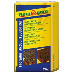 FLORAGARD Anzucht- und Kräutererde, 70 Liter - braun