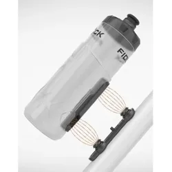 Fidlock Twist bottle 600 inkl. Twist bike base trans. white farblos|farblos NO SIZE