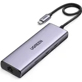 UGREEN USB-C 3x USB-A HDMI 4K PD 100W grau