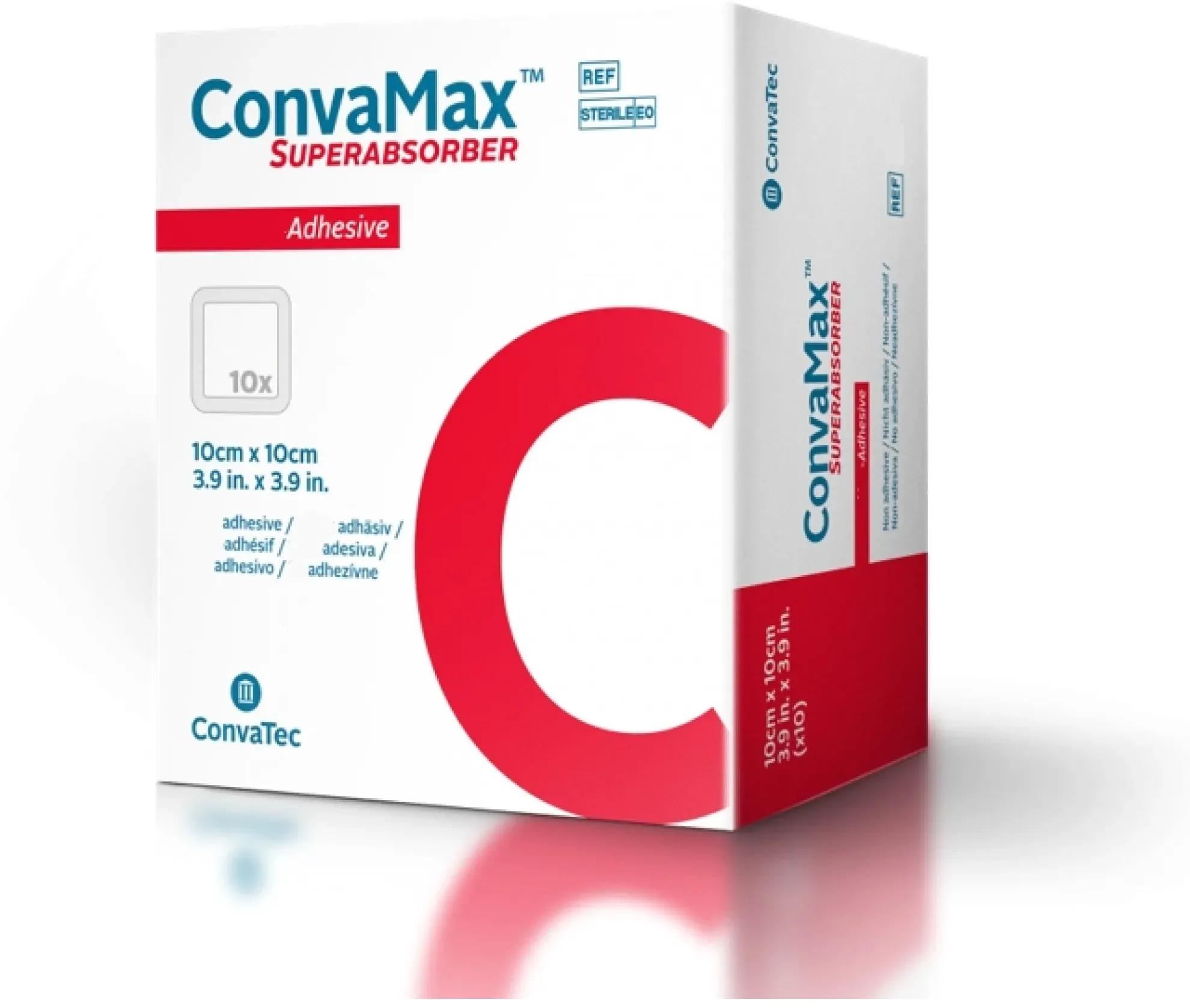 CONVAMAX Superabsorber adhäsiv 10x10 cm 10 ST 422576
