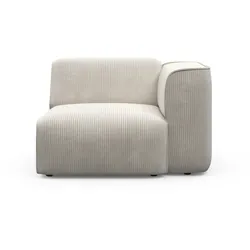 Sessel RAUM.ID "Merid Sofa-Eckelement, Maße B/T/H: 109/97/46 cm", beige (creme), B:109cm H:70cm T:97cm, 100% Polyester, Sessel, als Modul oder separat verwendbar, für individuelle Zusammenstellung