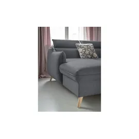 miuform Ecksofa mit Schlaffunktion Sweet Harmony ¦ grau ¦ Maße (cm): B: 228 H: 95