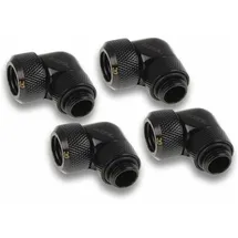 Alphacool 17607 Eiszapfen 13mm HardTube Anschraubtülle 90° drehbar G1/4 für Acryl/Messingrohre - 4pcs Set