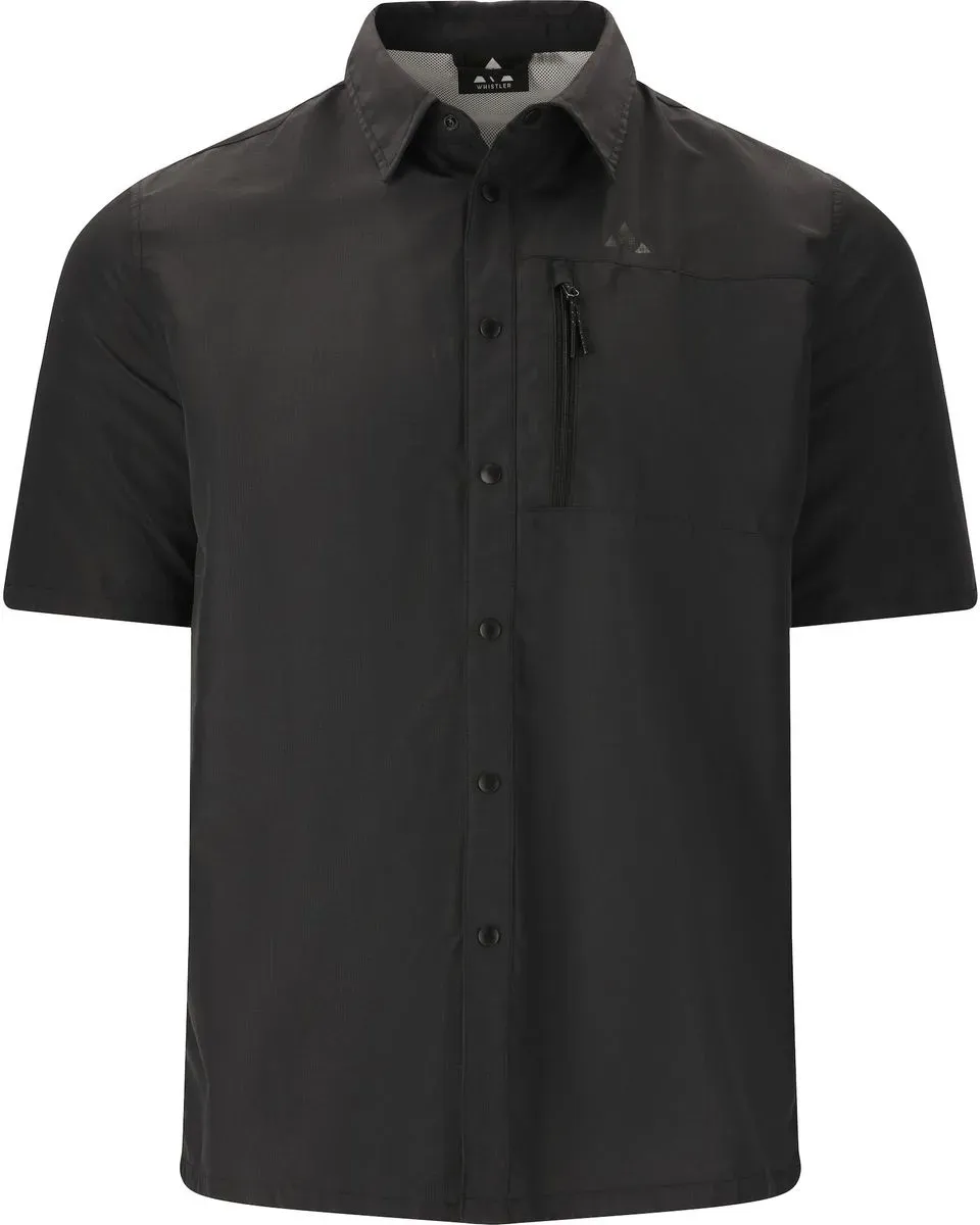 Whistler Elm M S-S Shirt black (1001) XL
