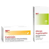 Cetirizin 10 mg + Allergie Augentropfen von apodiscounter