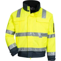 Warnschutz Pilotenjacke "MOTION TEX VIZ PLUS" - M - gelb/blau
